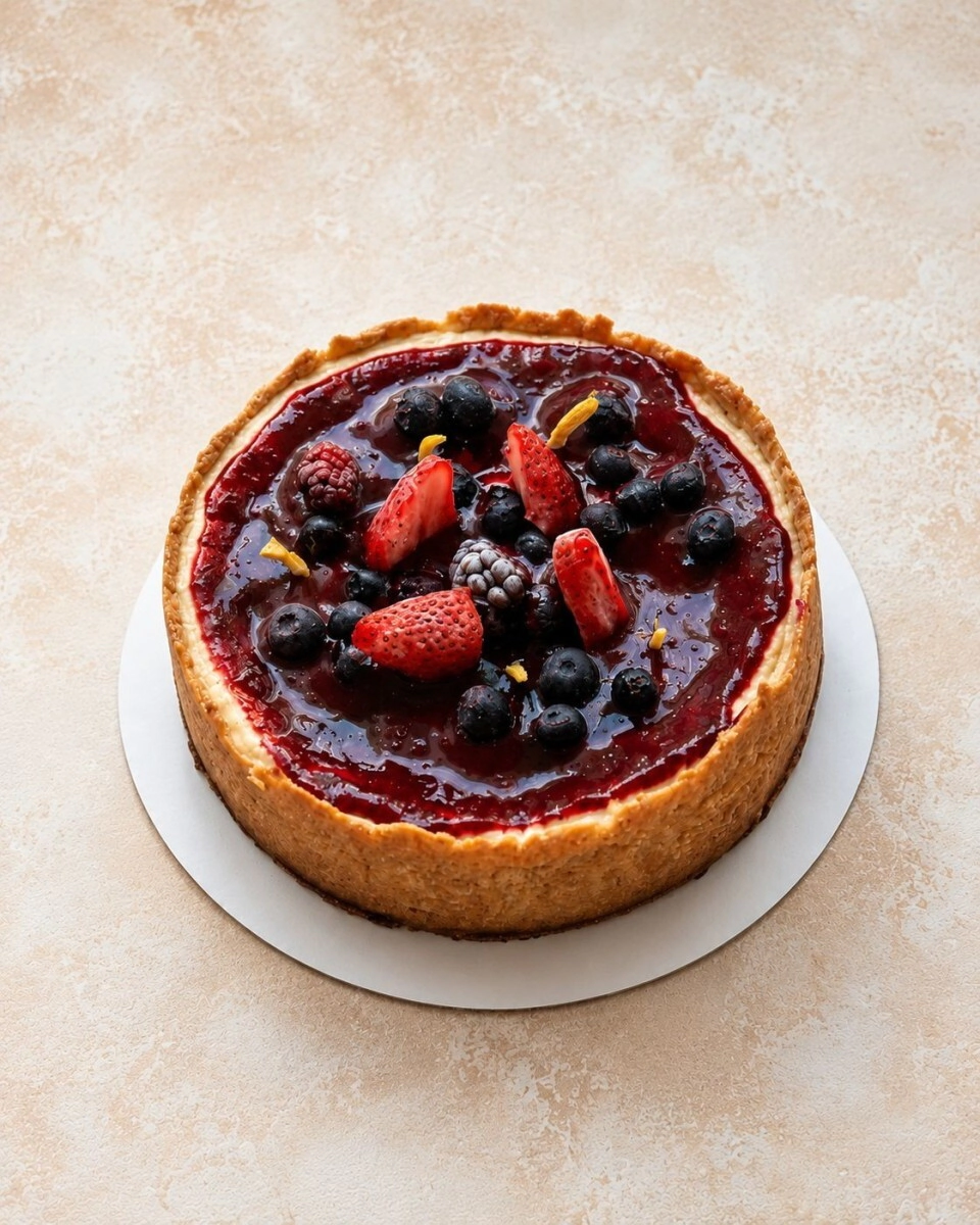 CHEESECAKE DE FRUTOS ROJOS