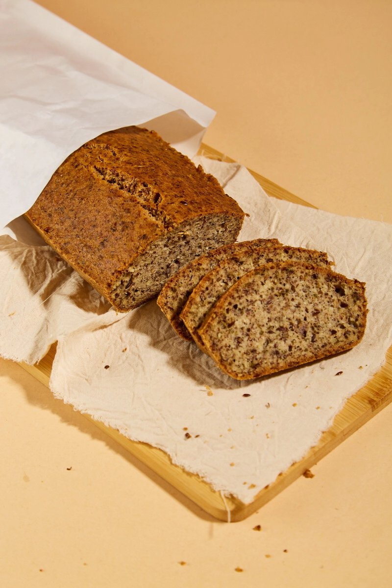 PAN DE ALMENDRAS Y LINO.